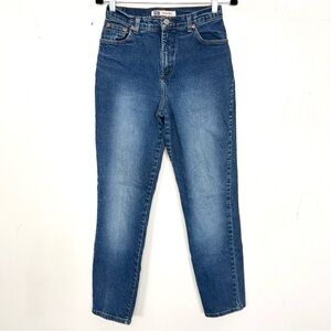 Vintage Faded Glory High Rise Mom Jeans Size 10 Tall Fits Modern 2/4 Straight